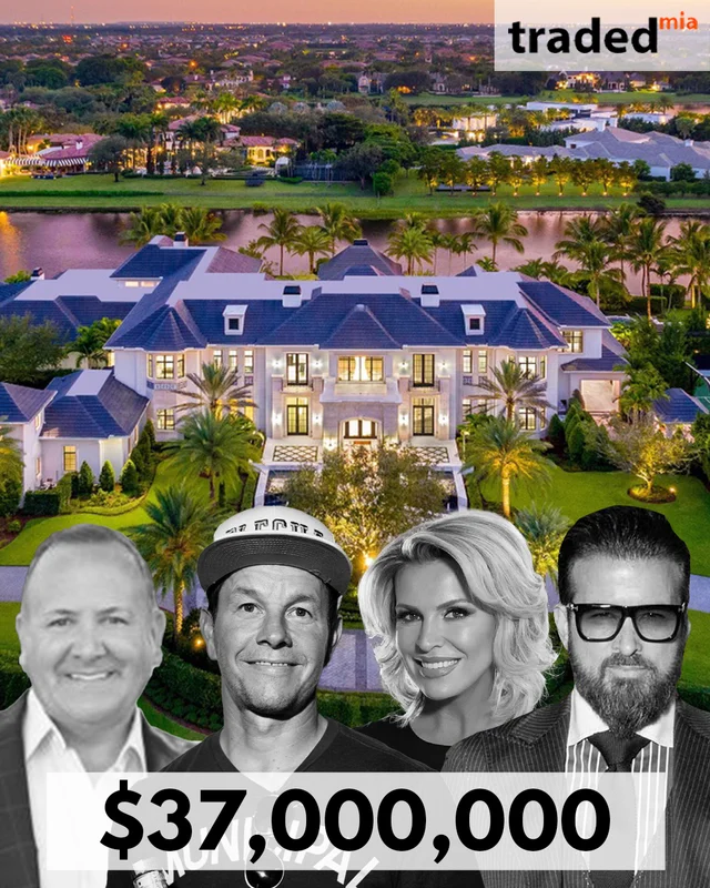 Mark Wahlberg Purchases Single Family Mansion In Delray Beach For $37 Million From Aldo Stark