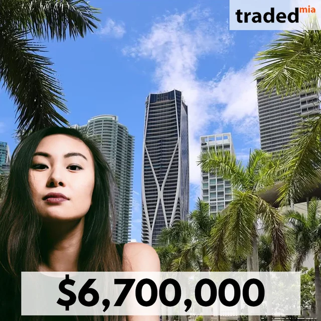 Lucy Guo Acquires Miami Condo From Louis Birdman, Gilberto Bomeny, Kevin Venger, Gregg Covin & Todd Michael Glaser For $6.7M