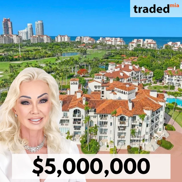Sandra Fiorenza Sold a 5 Million Dollar Condo on Prestigious Fisher Island 