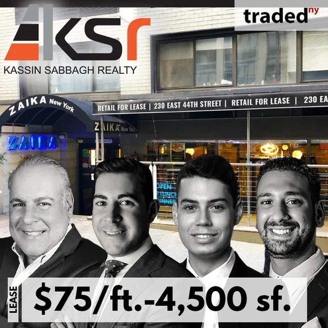 ARAGVI Leases Retail Space At 230 East 44th Street In Midtown East