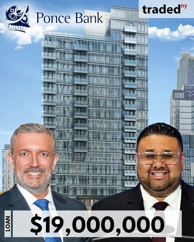 Yanni Kouzilos & Douglas Romero Of Ponce Bank Provide $19 Million Loan For Long Island City Development
