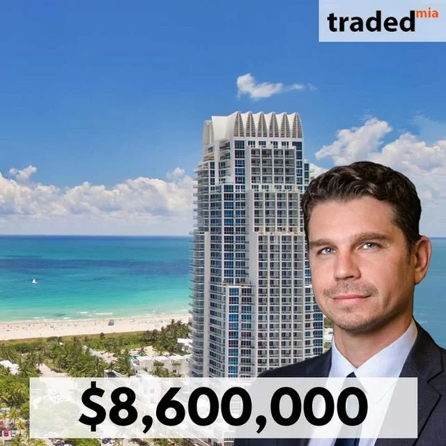 Giovanni Mancini Of ONE Sotheby's International Represents Seller In $8.6M Miami Beach Condo Sale