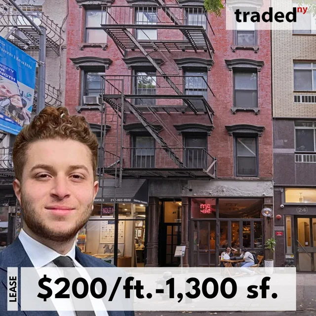 SMA Equities Leases Mixed-Use Space To Derschutze At 22 Spring Street In Nolita