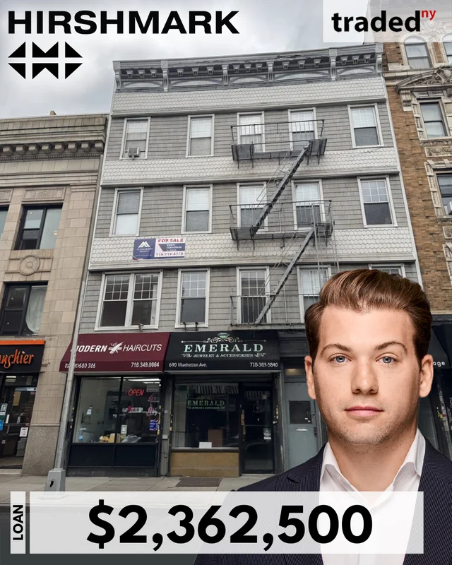 Davoudzadeh Family Secures $2,362,500 Acquisition Loan From Jake Soodek For 688 Manhattan Avenue