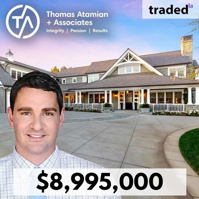 Thomas Atamian Sells La Canada Flintridge SFR For $8,995,000