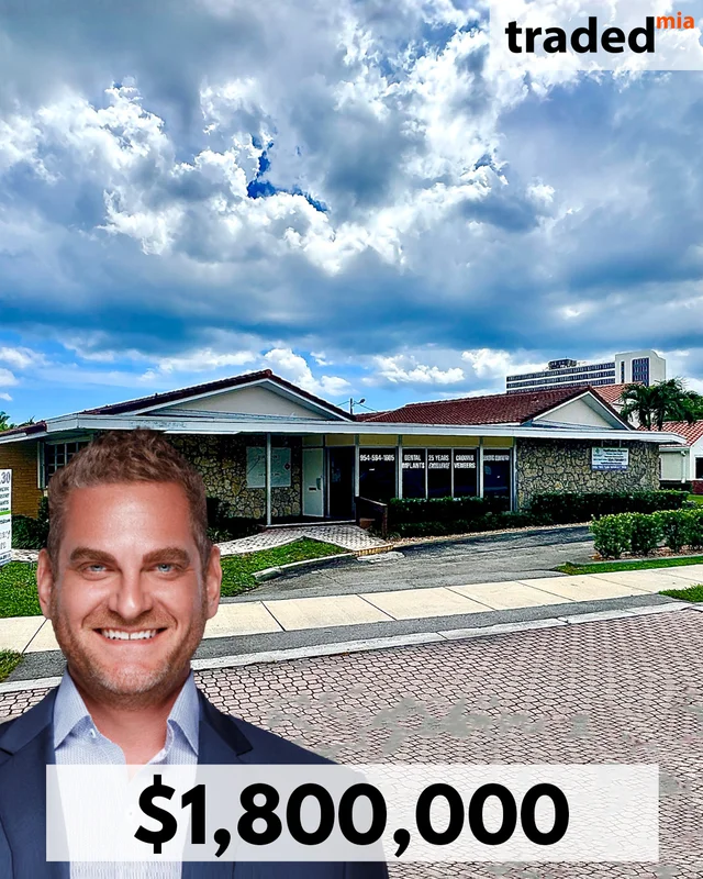 Ian Kowalski Acquires Office At 1130 Bayview Drive Fort Lauderdale For $1.8M With Broker Adam Docktor