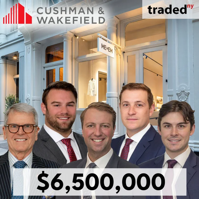 Cushman & Wakefield Represents Seller In $6.5M Retail Sale At 111 Mercer Street, Soho