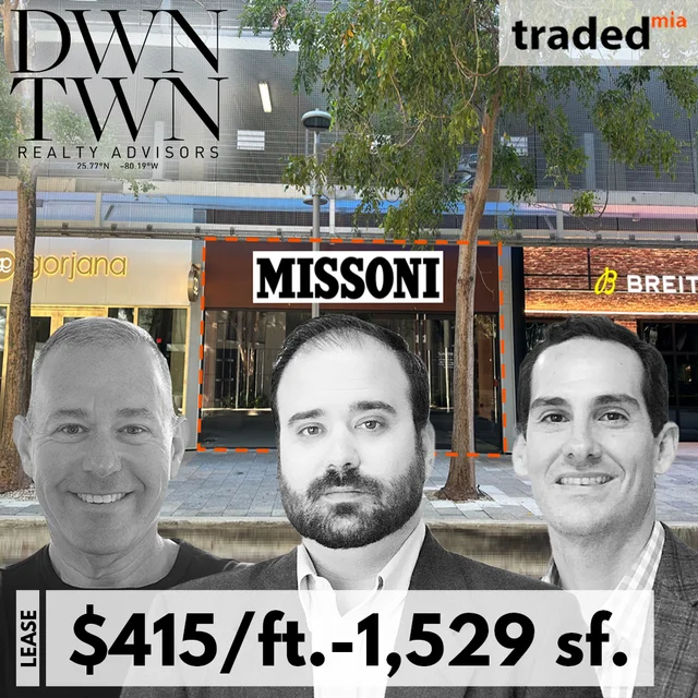 Missoni Leases Retail Space At 112 Northeast 41st Street For 10 Years At $415/SF