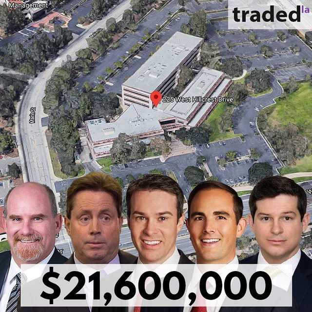 TriStar Realty Group Acquires Office Building In Thousand Oaks From Colony Capital & SteelWave For $21.6M