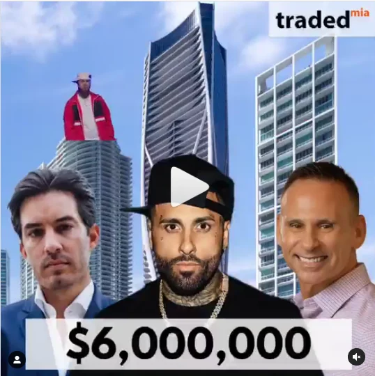 Nicky Jam Acquires Miami Condo For $6M With Tony Rodriguez-Tellaheche And Darin Feldman