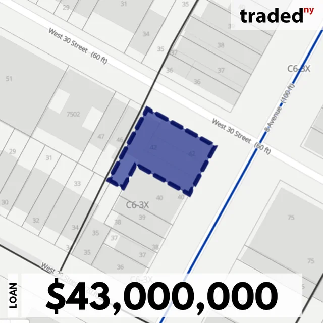 Cathy Bank Provides $43M Loan For Dev Site At 300 West 30th Street