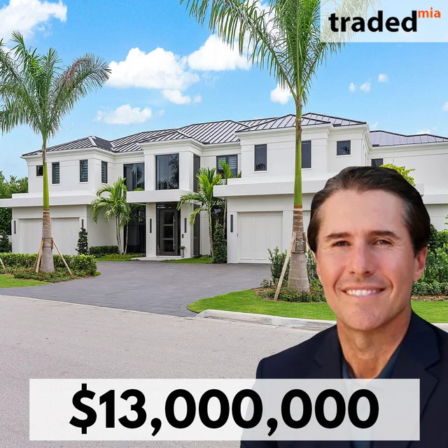 Vincent Spadea Of Douglas Elliman Represents Buyer In $13M Boca Raton Single Family Sale