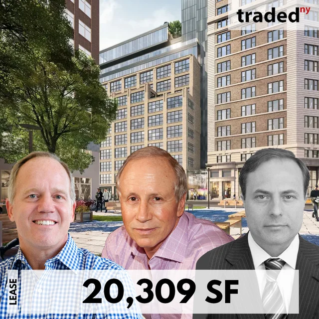 Gordon Zellner Of Evergreen Trading Leases Office Space From Laurence Gluck Of Stellar Management In SoHo