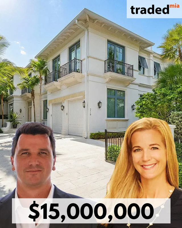 David L. Lewis And Nancy L. Lewis Buy Palm Beach Townhouse For $15 Million With Broker Representation