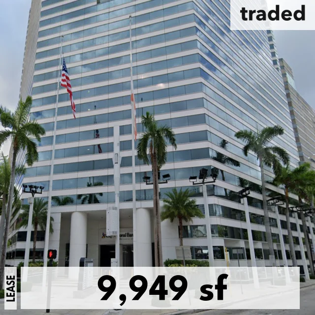 Transwestern Leases 70,459 SF At Miami Tower For Multiple Large Tenants
