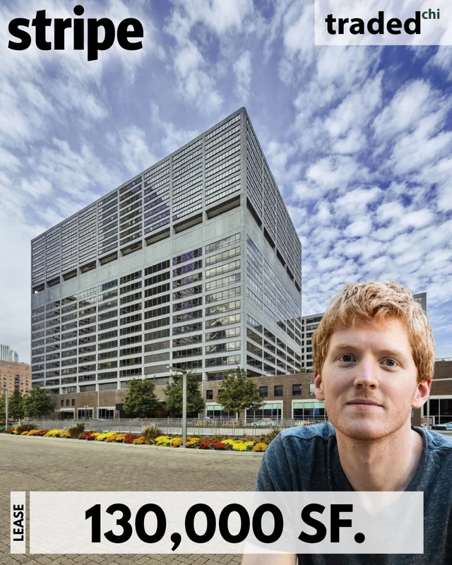 Stripe inks massive Chicago office lease expansion