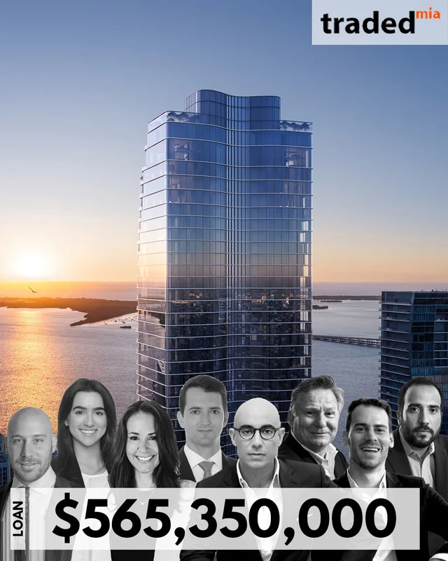 J.P. Morgan And Sculptor Capital Management Provide $565.35M Construction Loan For Development Site In Miami