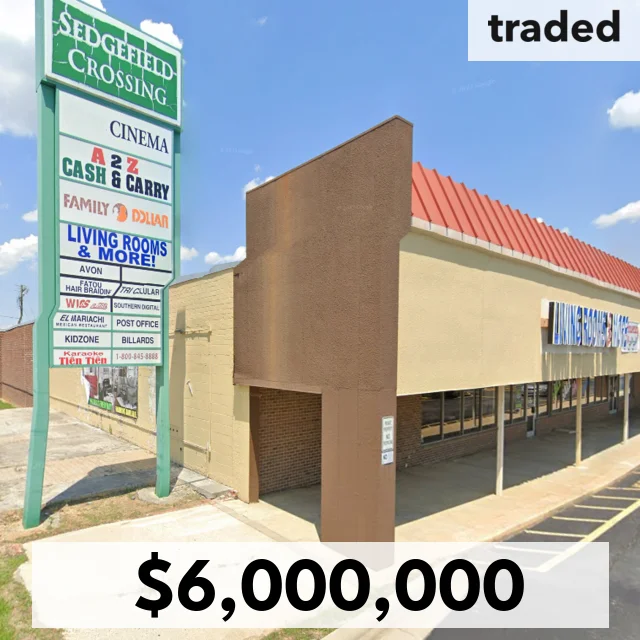 Legacy Realty Group Advisors Sells Sedgefield Crossing Retail Center In Greensboro For $6M