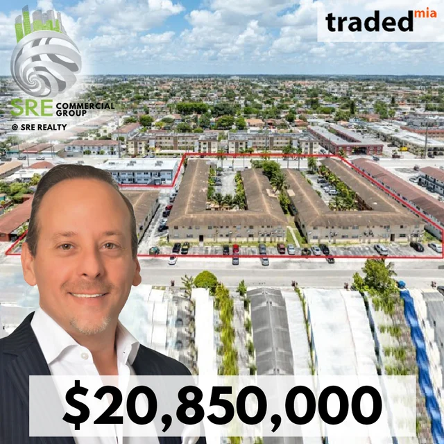 Jacob Serure Of SRE Commercial Group Brokers $20.85M Hialeah Multifamily Sale