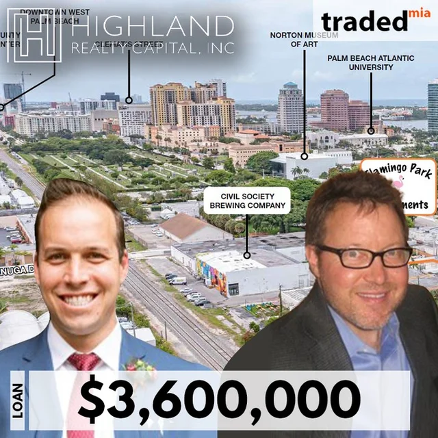 Highland Realty Capital Provides $3.6M Acquisition Loan For West Palm Beach Multifamily