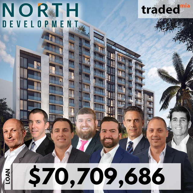 North Development Secures $70.7M Construction Loan For Miami Development Site