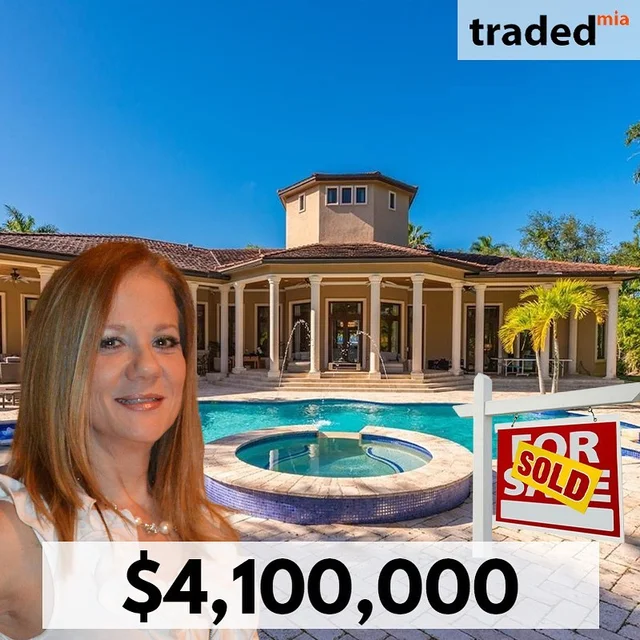 Zoraida & Jose Carrera Acquire Pinecrest, FL SFR From Renato & Camila Dulcetti For $4.1M