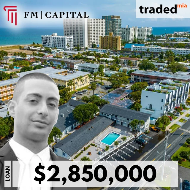 Noam Temchin From FM Capital Arranges $2.85M Permanent Loan For Pompano Beach Hotel