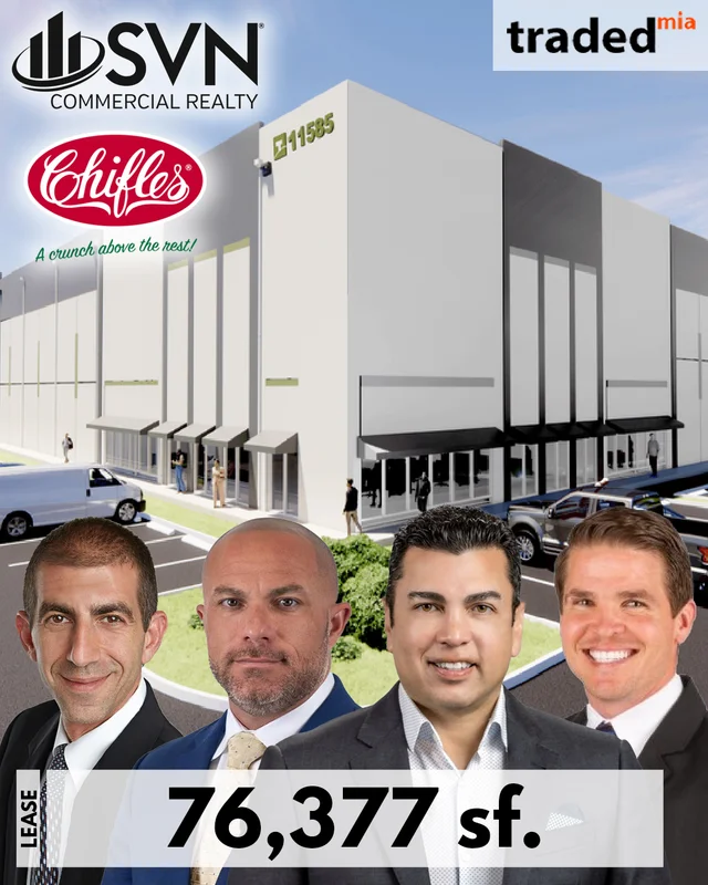 Terreno Realty Corporation Leases 76,377 SF Industrial Space To Plantain Products Co In Hialeah