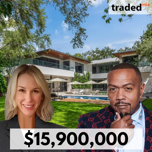 Timbaland Sells Coral Gables Mansion At 5400 Hammock Drive For $15.9 Million With Broker Diana Gutierrez