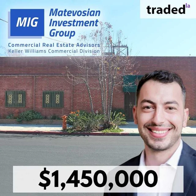Matevosian Investment Group Procures Burbank Industrial Warehouse Deal For $1.45M
