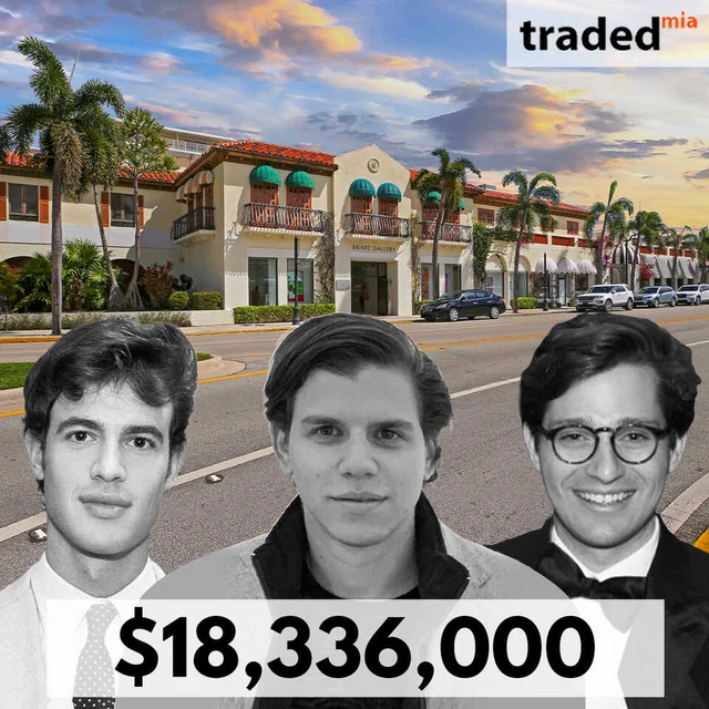 Spencer Schlager And Charlie Rosenberg Acquire Mixed-Use Property In Palm Beach For $18.3M