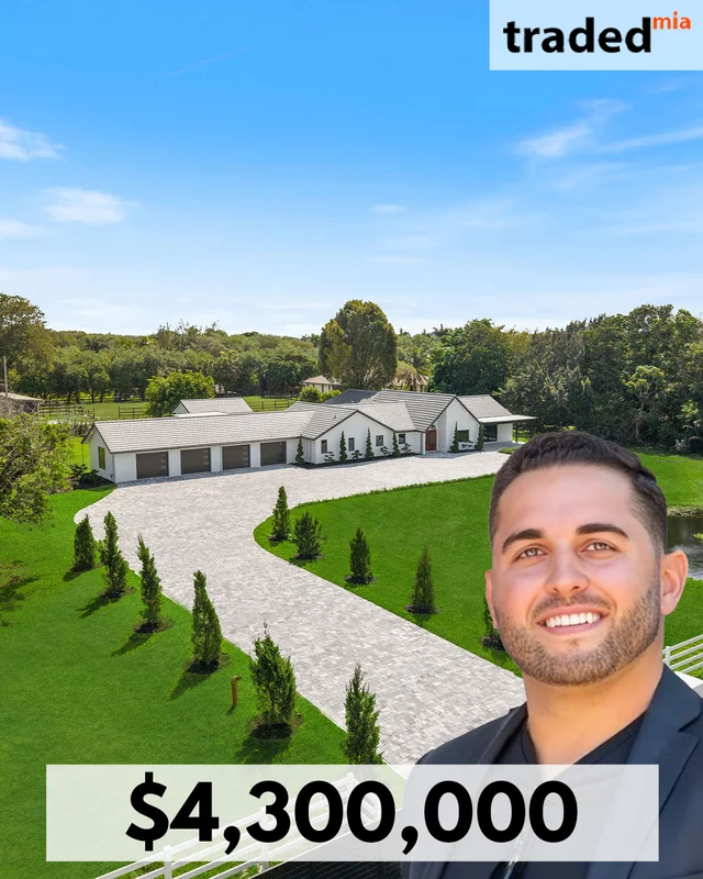 Bryan Farrell Acquires Single Family Home In Southwest Ranches For $4.3M With Rep Alexander Fernandez