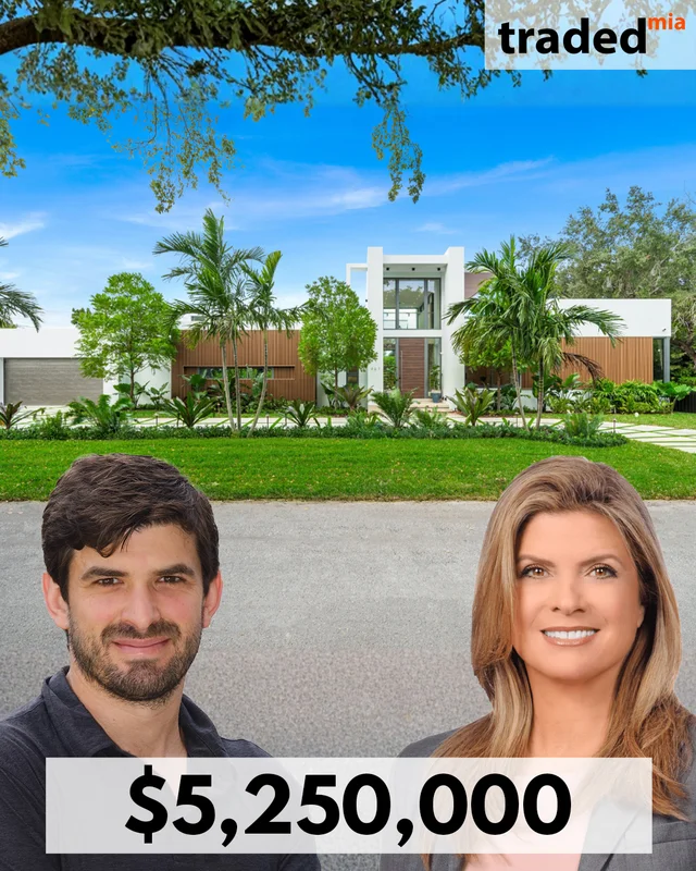 Rodrigo Pintos Sells Single Family Home In Biscayne Park For $5.25M With Broker Dora Puig