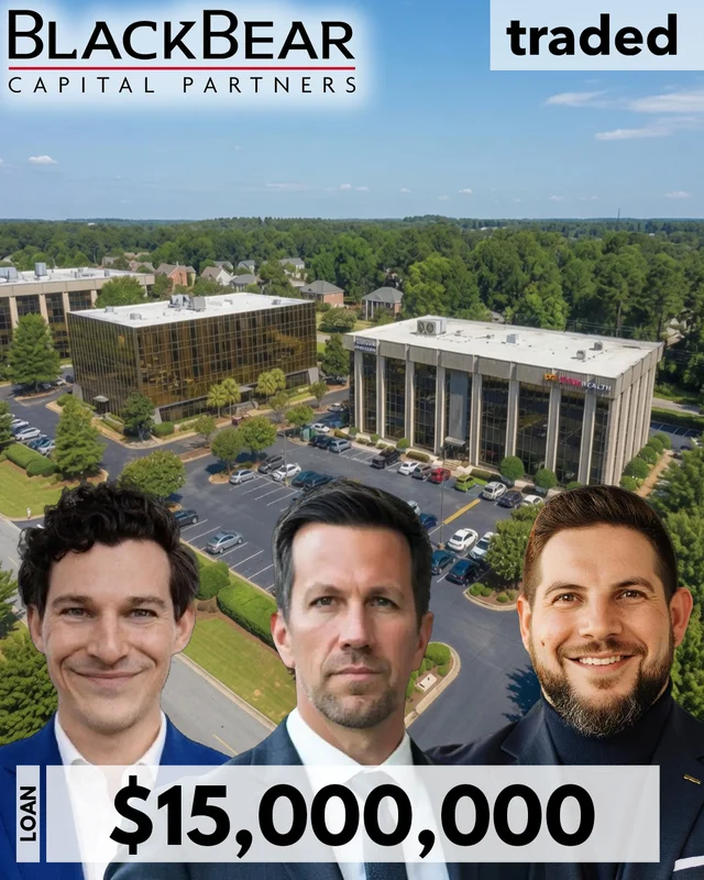 Black Bear Capital Partners (“BBCP”) is pleased to announce the successful closing of a $15,000,000 acquisition loan for two medical office buildings totaling 150,000 square feet, located in Columbia, SC