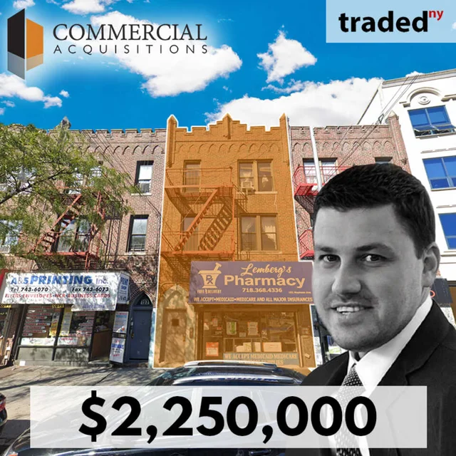 Commercial Acquisitions Sells Mixed-Use Property In Brighton Beach, Brooklyn For $2.25M