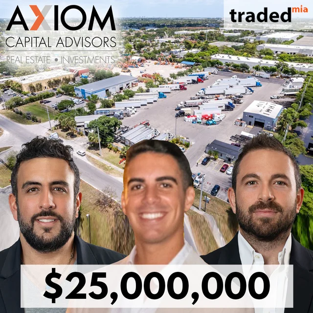 Stephen Panos Of Realterm Purchases Industrial Asset From Ariel Golan For $25 Million In Pompano Beach