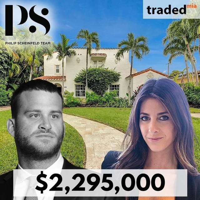 Philip Scheinfeld & Jaime Blatt Acquire Single Family Home In Miami Beach For $2.3M