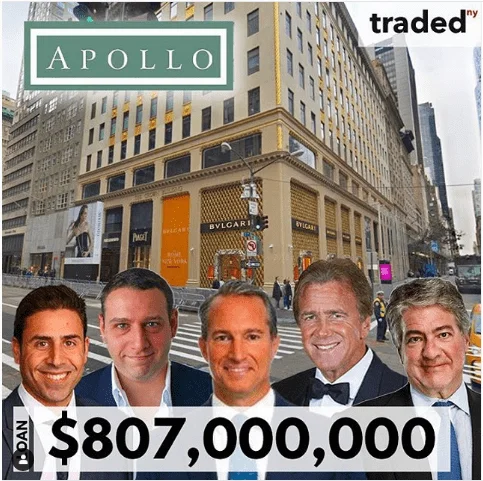 Apollo Provides $807M Loan For Retail Property At 730 Fifth Avenue In Midtown