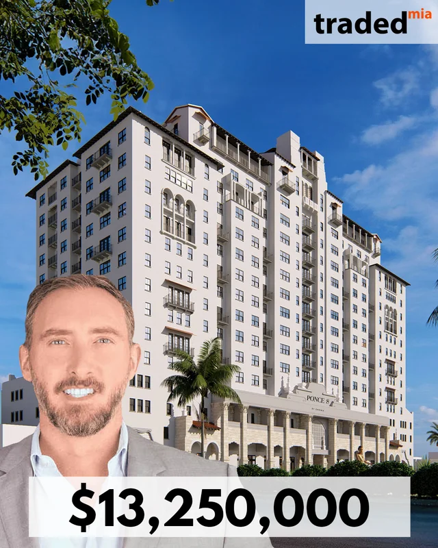 Masoud Shojaee Purchases Development Site From Jorge Gonzales In Coral Gables For $13.25M