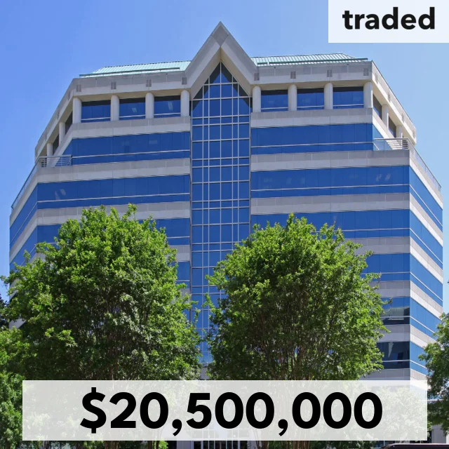Blue Ridge Capital Fund Purchases Office Building From Truist Bank In Raleigh For $20.5M