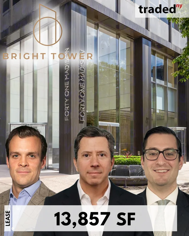 BrightTower Leases 13,857 Square Feet Office Space At 41 Madison Avenue Flatiron District