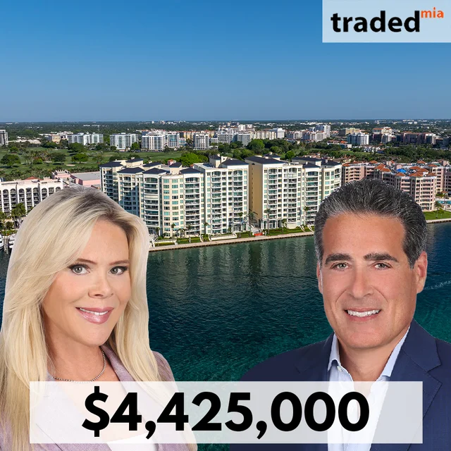 David Hall & Sonia Hall Of Hall Luxury Homes Group Represent Seller In Boca Raton Condo Sale For $4.425M