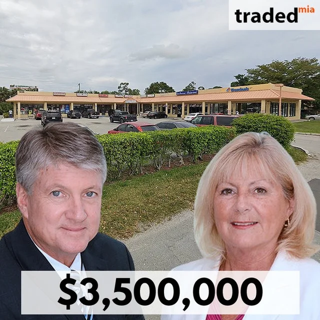 CBRE Brokers David Donnellan &amp; Patricia Friend Facilitate $3.5M Sale Of Retail Property In West Palm Beach