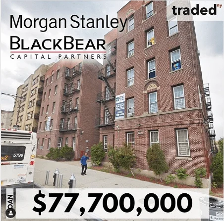 Morgan Stanley Provides $77.7M Loan For Bronx Multifamily Portfolio