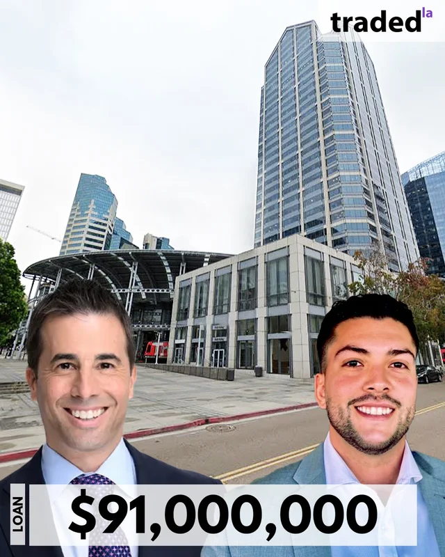 Payton Saca And John Saca Secure $91 Million Loan For 600 West Broadway Office In San Diego