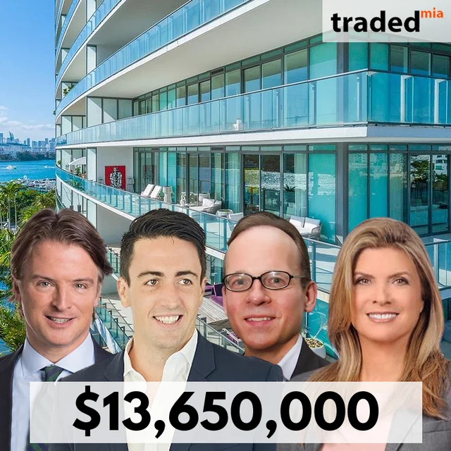 Jeffrey L. Gates And Richard Michael Moran Acquire Miami Beach Condo For $13.65M