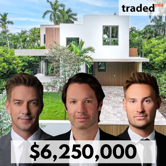Reid Heidenry & Marko Gojanovic Of ONE Sotheby's International Realty Represent Buyer In $6.25M Miami Beach Sale