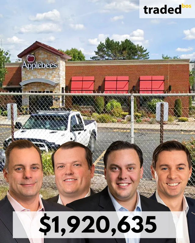 Horvath & Tremblay Sells Applebee’s In Attleboro, Massachusetts For $1.92M
