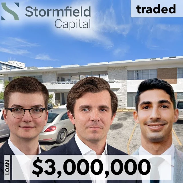 Stormfield Capital Provides $3M Bridge Loan For Multifamily Property In Miami Beach, FL