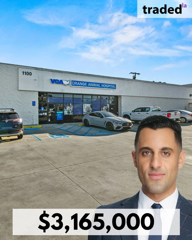 Daniel Solomon successfully sells the VCA Orange Animal Hospital in Orange County, CA for $3.165M